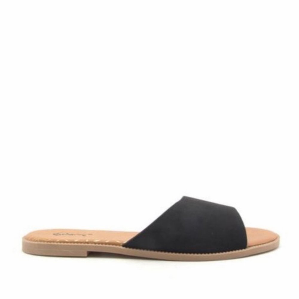 Black Nubuck Sandals - Picture 2 of 3